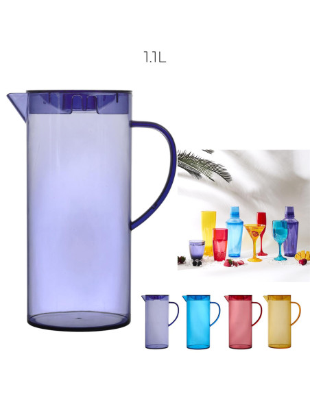 CARAFE A COUVERCLE 110CL PLASTIQUE