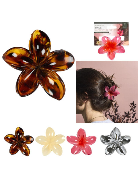 PINCE A CHEVEUX FLEUR X1
