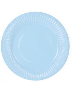ASSIETTES CARTON ROSE PASTEL