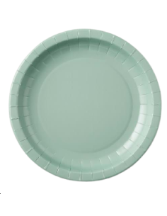 ASSIETTES CARTON AQUA