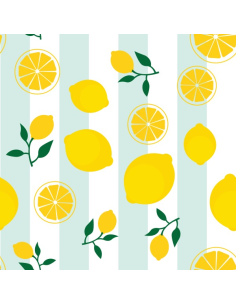 SERVIETTES PAPIER CITRONS