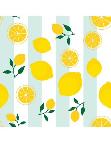 SERVIETTES PAPIER CITRONS