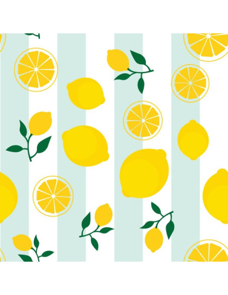 SERVIETTES PAPIER CITRONS