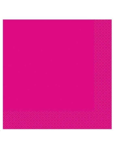 SERVIETTES EN PAPIER FUSCHIA