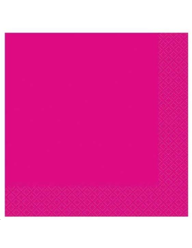 SERVIETTES EN PAPIER FUSCHIA