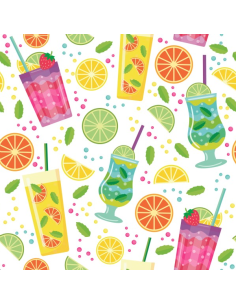 SERVIETTES PAPIER COCKTAILS
