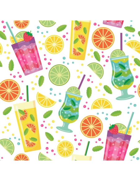 SERVIETTES PAPIER COCKTAILS