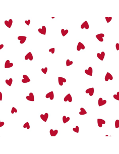 SERVIETTES PAPIER COEURS