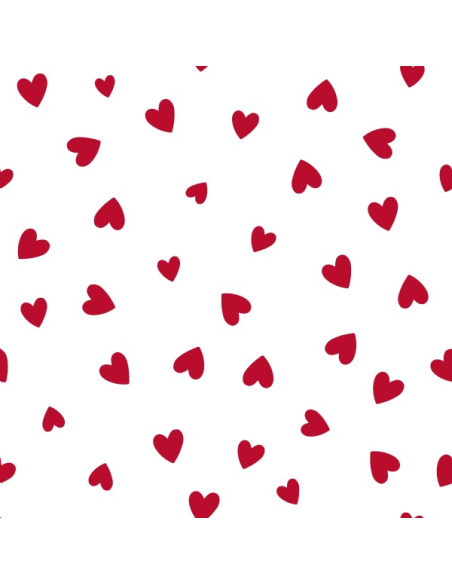 SERVIETTES PAPIER COEURS