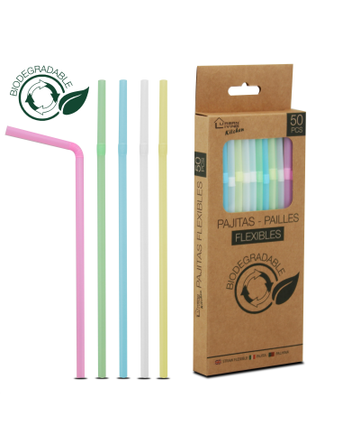 PAILLES FLEXIBLES BIODEGRADABLES