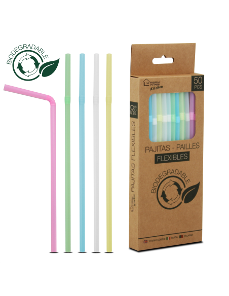 PAILLES FLEXIBLES BIODEGRADABLES
