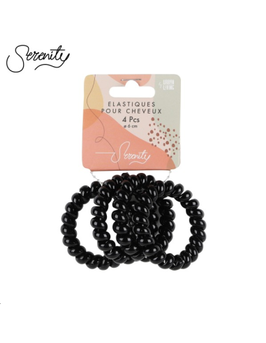 ELASTIQUES A CHEVEUX EN SPIRALE X4 