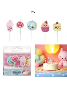BOUGIES KAWAII X5 