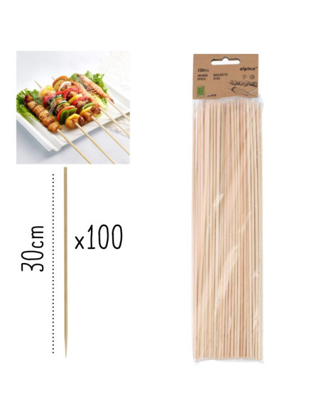 STICKS BAMBOU 100PC