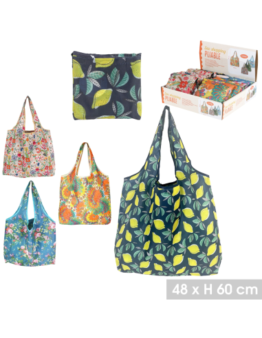 SAC SHOPPING PLIABLE 48X60CM