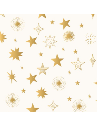 SERVIETTES PAPIER ÉTOILES