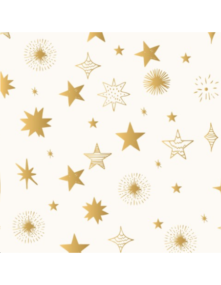 SERVIETTES PAPIER ÉTOILES