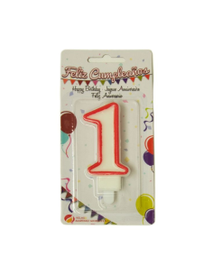 BOUGIE ANNIVERSAIRE CHIFFRE 1