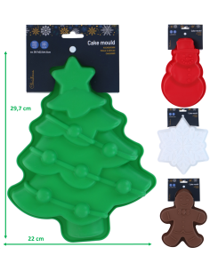 MOULE A GATEAU NOEL 29 CM x 22 CM -
