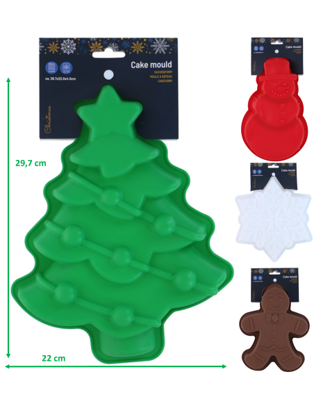 MOULE A GATEAU NOEL 29 CM x 22 CM -