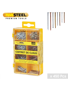 CLOUS ASSORTIMENT BOITE DE 450 PCS