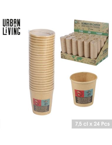 GOBELETS CARTON EXPRESSO x 24  PCS