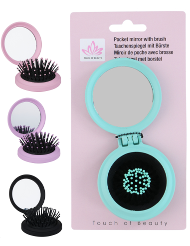 BROSSE A CHEVEUX pliable 