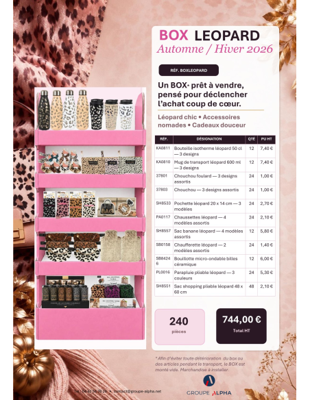 BOX AUTOMNE HIVER LEOPARD