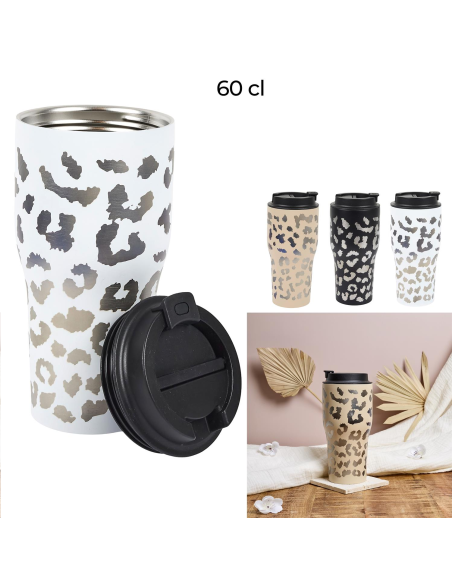 MUG DE TRANSPORT LEOPARD 