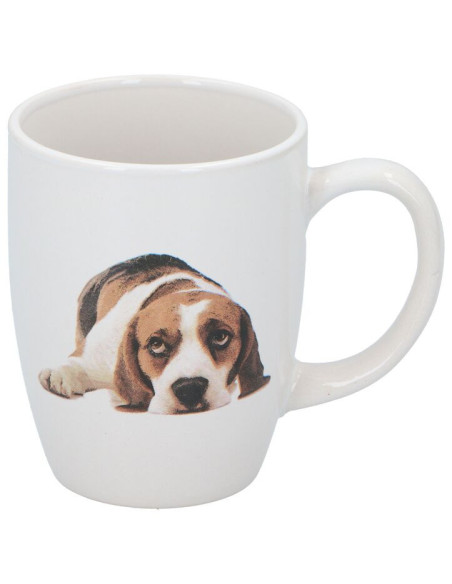 MUG CERAMIQUE  "CHIENS-CHATS" 30 CL