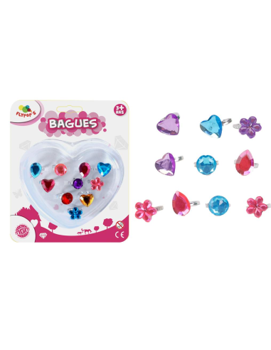 BAGUES PRECIEUSES x 10