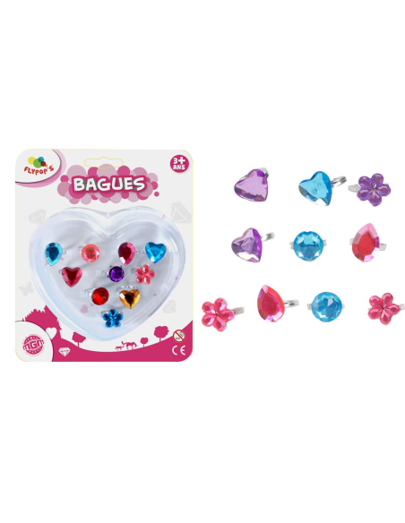BAGUES PRECIEUSES x 10