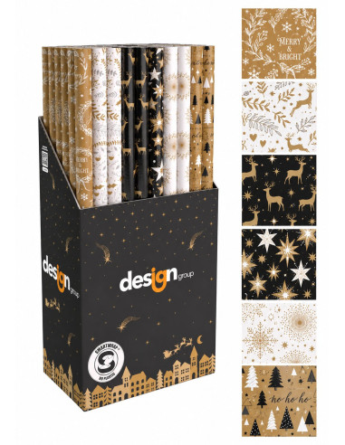 Papier cadeau NOEL ELEGANCE