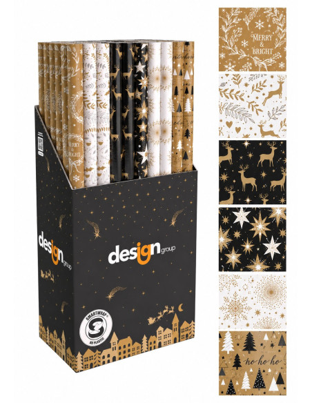Papier cadeau NOEL ELEGANCE