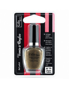 VERNIS A ONGLES BRONZE PAILLETE