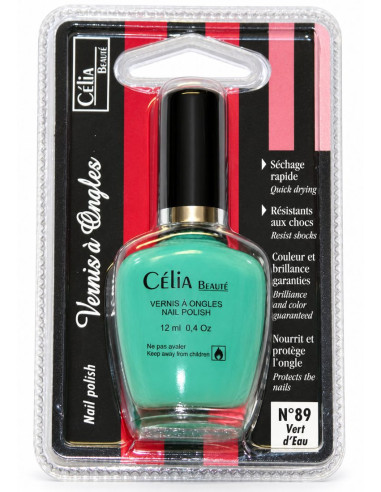 VERNIS A ONGLES VERT D'EAU