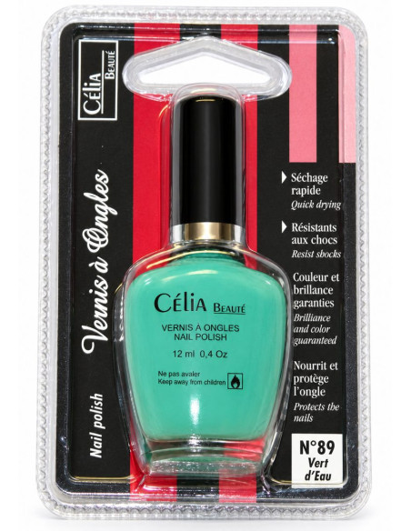 VERNIS A ONGLES VERT D'EAU